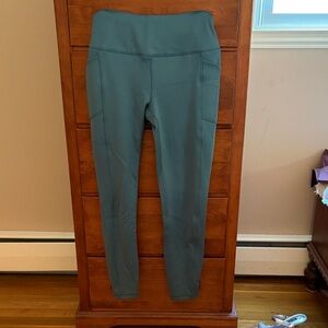 High-Waisted Teal Leggings
